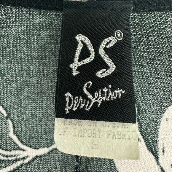 Per Seption Vintage Dress Size Small Black Pink Y2K Babydoll Fairy Whimsygoth - Picture 6 of 8